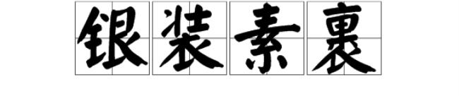 银装素裹是什么意思