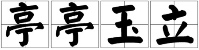 亭亭玉立是什么意思