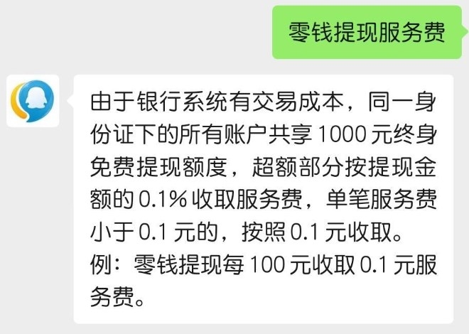 微信零钱转账给好友要手续费吗 微信官方回答如下