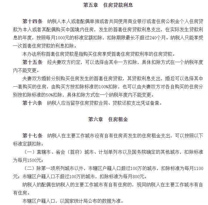 个人所得税租房和房贷哪个退税多 看是否超过这个金额